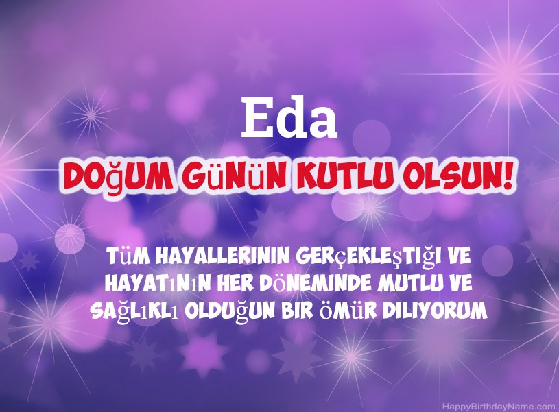 Eda Doğum Günün Kutlu Olsun için güzel resimler