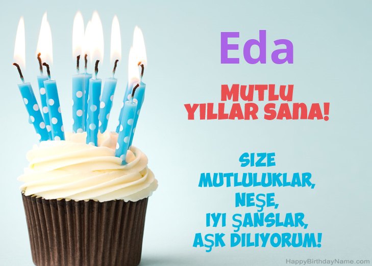 Eda Doğum Günün Kutlu Olsun Tebrikler