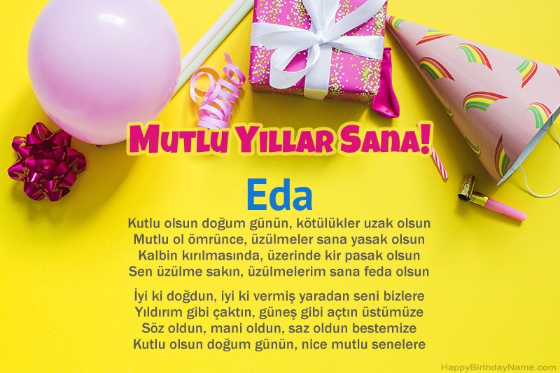 İyi ki doğdun Eda nesir