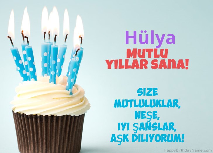Hülya Doğum Günün Kutlu Olsun Tebrikler