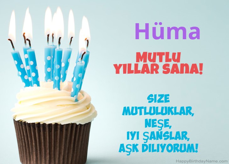 Hüma Doğum Günün Kutlu Olsun Tebrikler