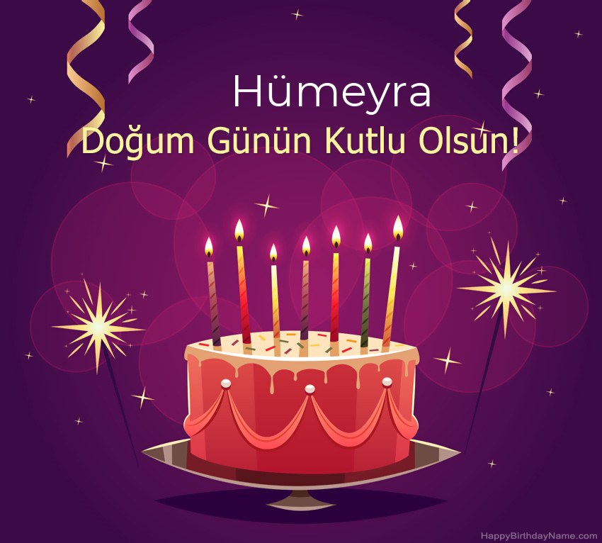 Doğum günün kutlu olsun için komik selamlar Hümeyra resimleri