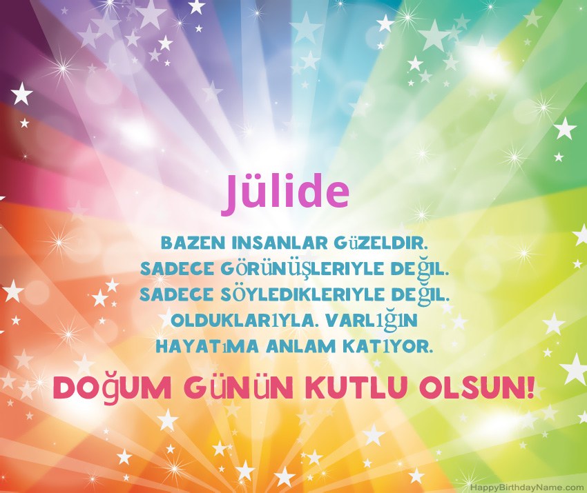 Jülide için Güzel Mutlu Doğum Günü kartları Jülide için Güzel Mutlu Doğum Günü kartları