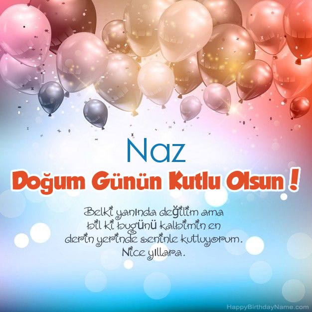 Naz için Doğum Günü Şiirler Naz için Doğum Günü Şiirler