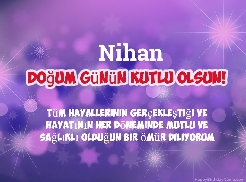 Nihan Doğum Günün Kutlu Olsun için güzel resimler