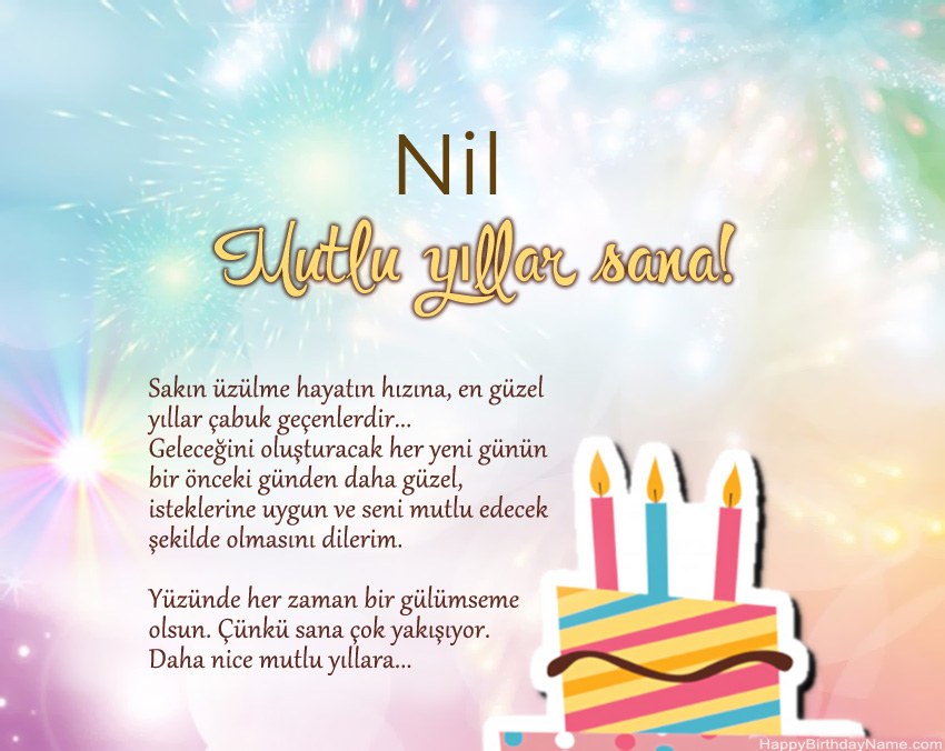 İyi ki doğdun Nil ayette