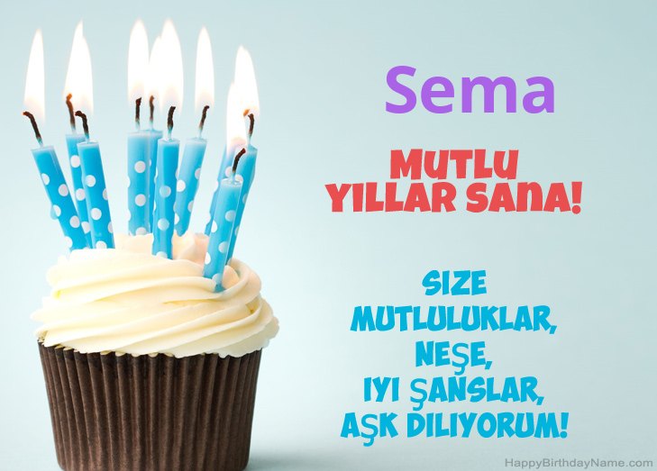 Sema Doğum Günün Kutlu Olsun Tebrikler