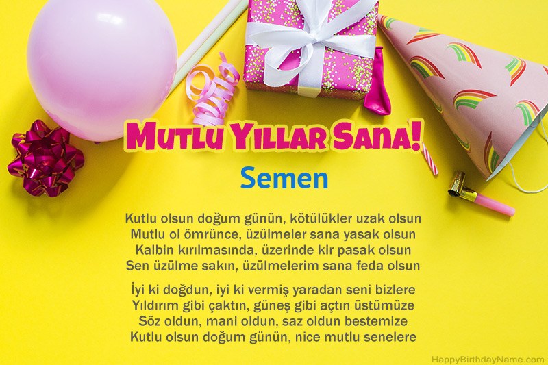 İyi ki doğdun Semen nesir İyi ki doğdun Semen nesir