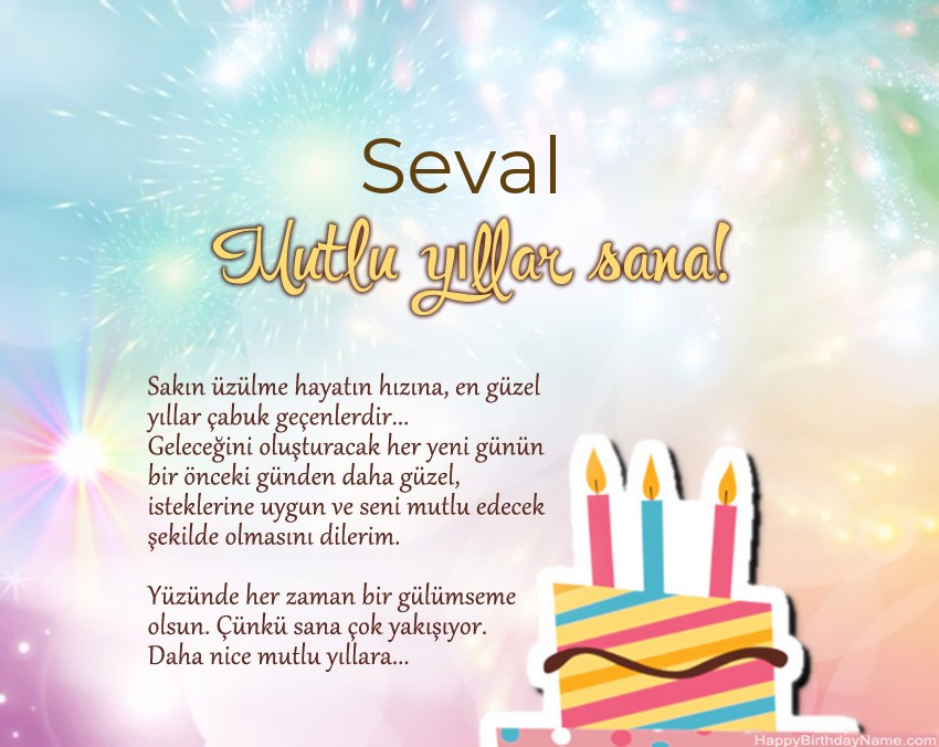 İyi ki doğdun Seval ayette