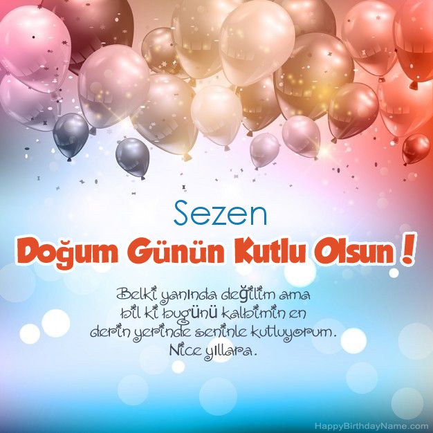 Sezen için Doğum Günü Şiirler Sezen için Doğum Günü Şiirler