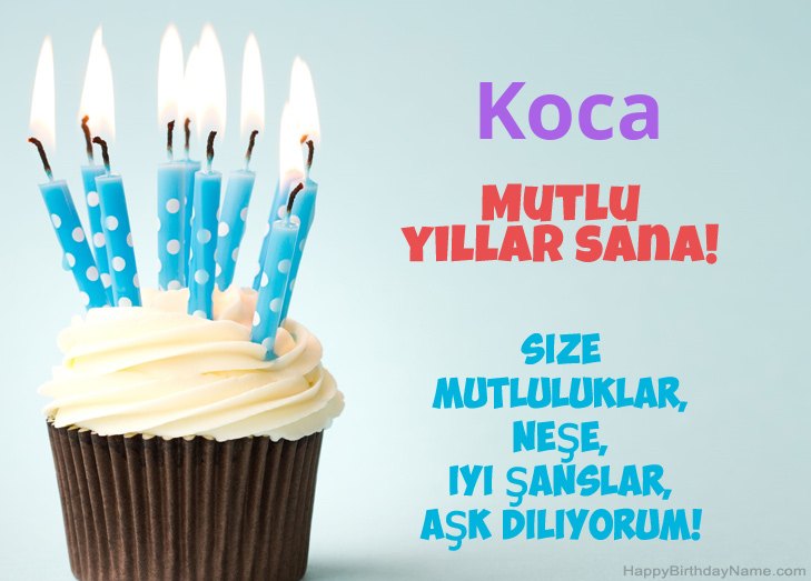 Doğum Günün Kutlu Olsun Tebrikler Koca