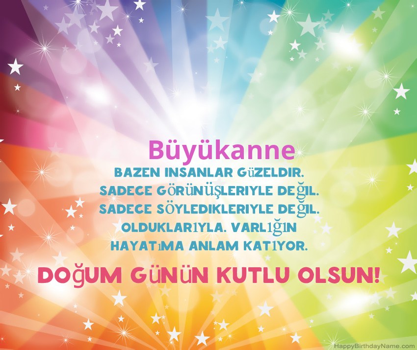 Güzel doğum günü kartları Büyükanne Güzel doğum günü kartları Büyükanne
