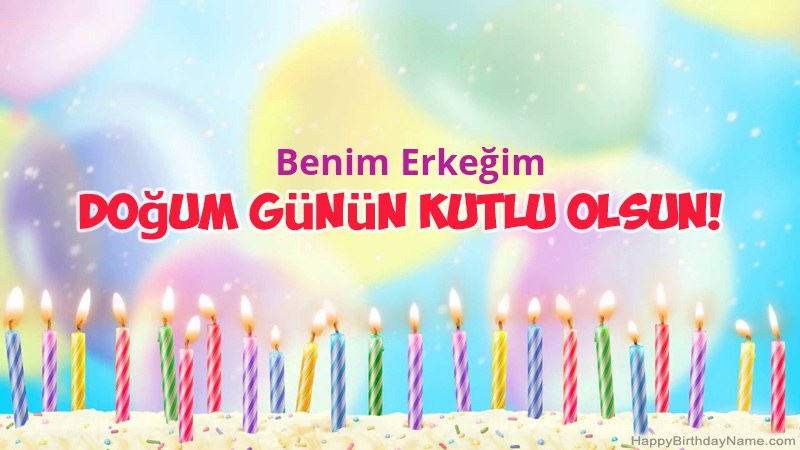 Funny Happy Birthday kartları Benim Erkeğim Funny Happy Birthday kartları Benim Erkeğim
