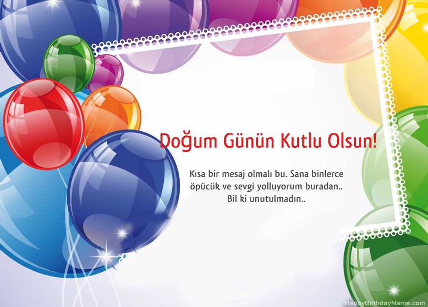 Doğum günün kutlu olsun!