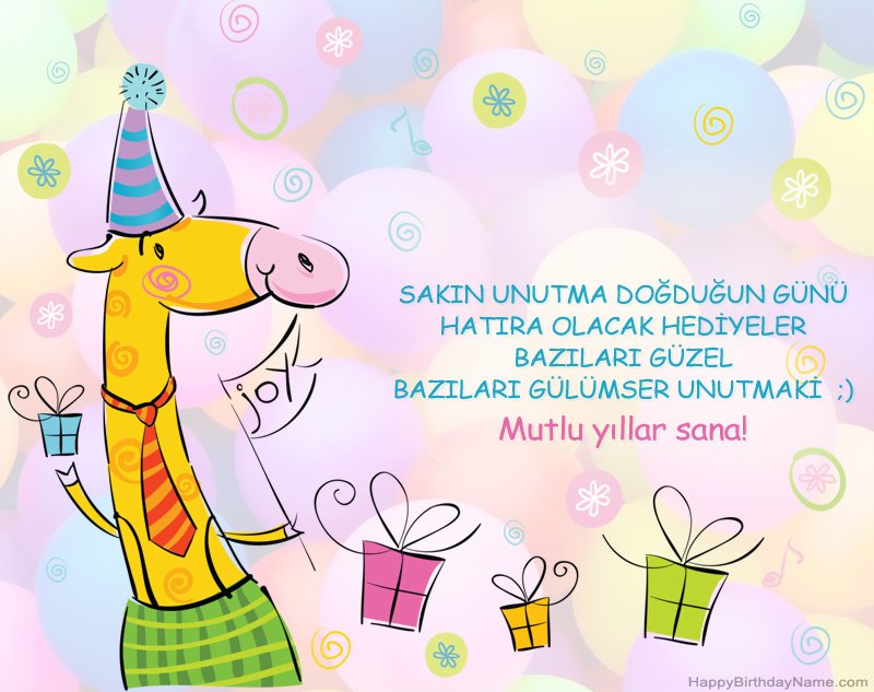 Doğum Günün Kutlu Olsun Çocuk Tebrikler