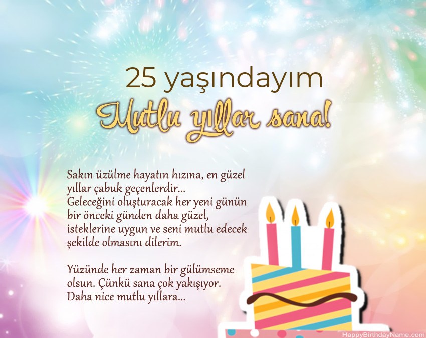 Ayette 25 yaşında kız Doğum Günün Kutlu Olsun