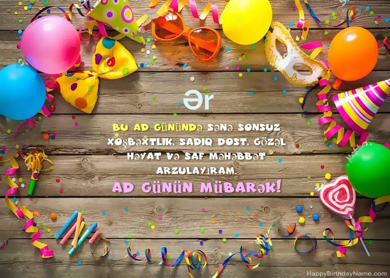 Doğum günün mübarək Ər şəkli Doğum günün mübarək Ər şəkli