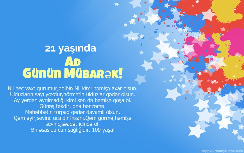 Ad günü 21 yaşında qız təbrik edirik Ad günü 21 yaşında qız təbrik edirik