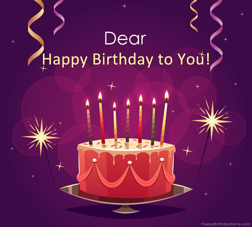 Funny greetings for Happy Birthday Dear pictures