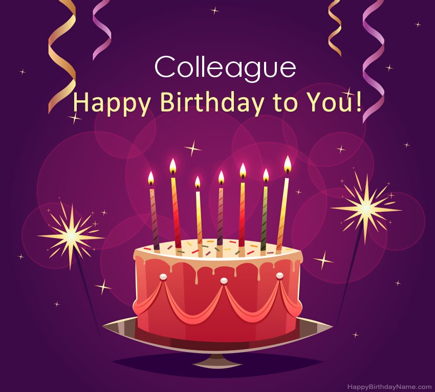 Funny greetings for Happy Birthday Colleague pictures