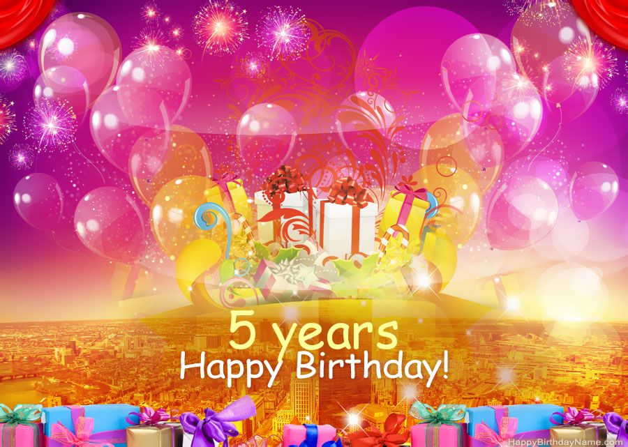 Funny pictures Happy Birthday 5 years old girl