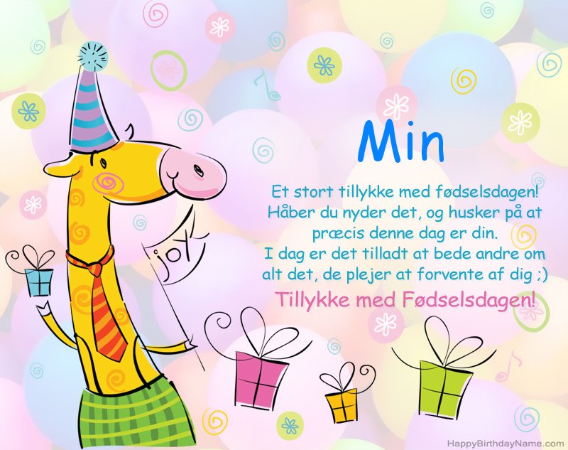 Tillykke med tillykke med fødselsdagen Min Tillykke med tillykke med fødselsdagen Min