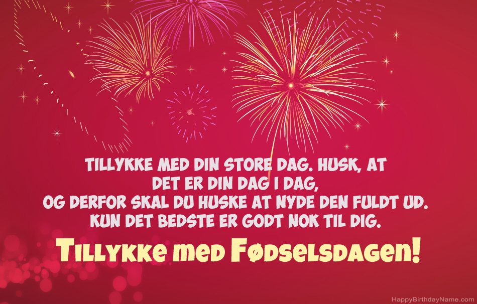 Tillykke med fødselsdagen, smukke digte