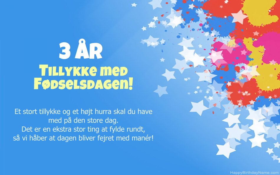 Tillykke med fødselsdagen 3 år gammel pige Tillykke med fødselsdagen 3 år gammel pige