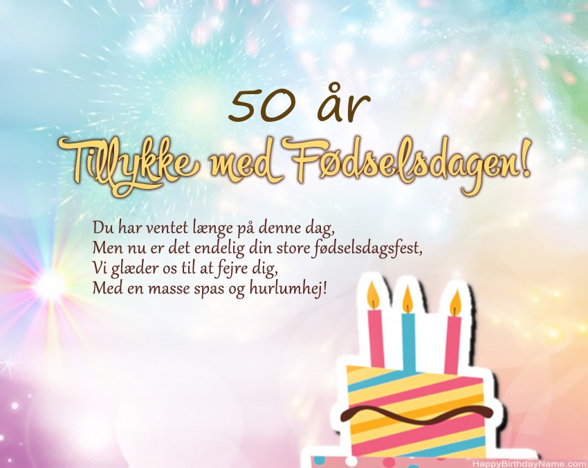 50 år gammel kvinde Tillykke med fødselsdagen i vers 50 år gammel kvinde Tillykke med fødselsdagen i vers