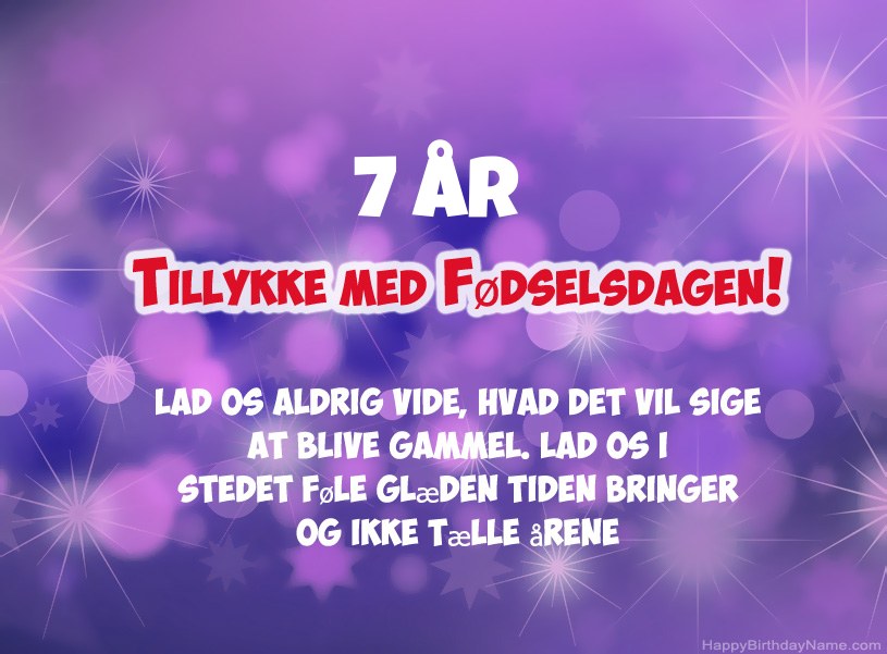 Smukke billeder til Happy Birthday 7 år gammel dreng Smukke billeder til Happy Birthday 7 år gammel dreng
