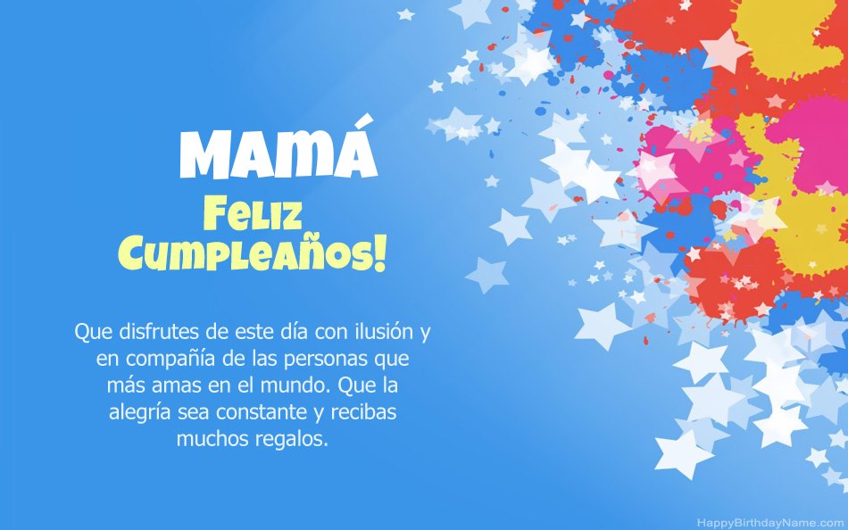 Felicitaciones por el cumpleaños Mamá Felicitaciones por el cumpleaños Mamá