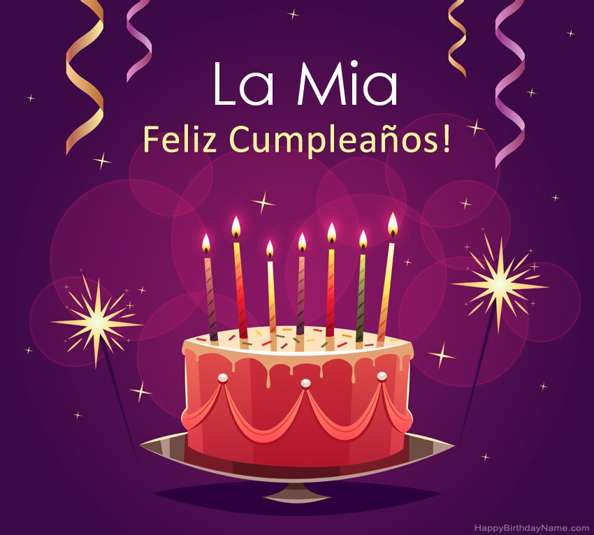 Saludos graciosos para feliz cumpleaños La Mia fotos Saludos graciosos para feliz cumpleaños La Mia fotos