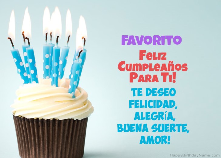Felicitaciones por feliz cumpleaños Favorito