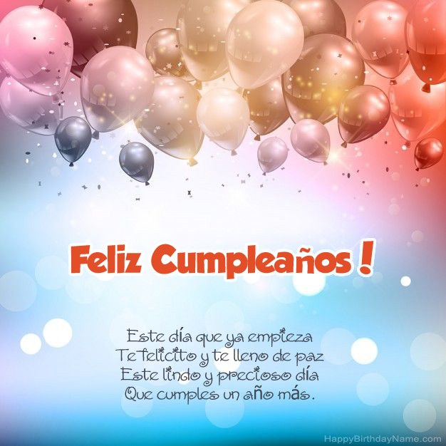 Poemas de cumpleaños