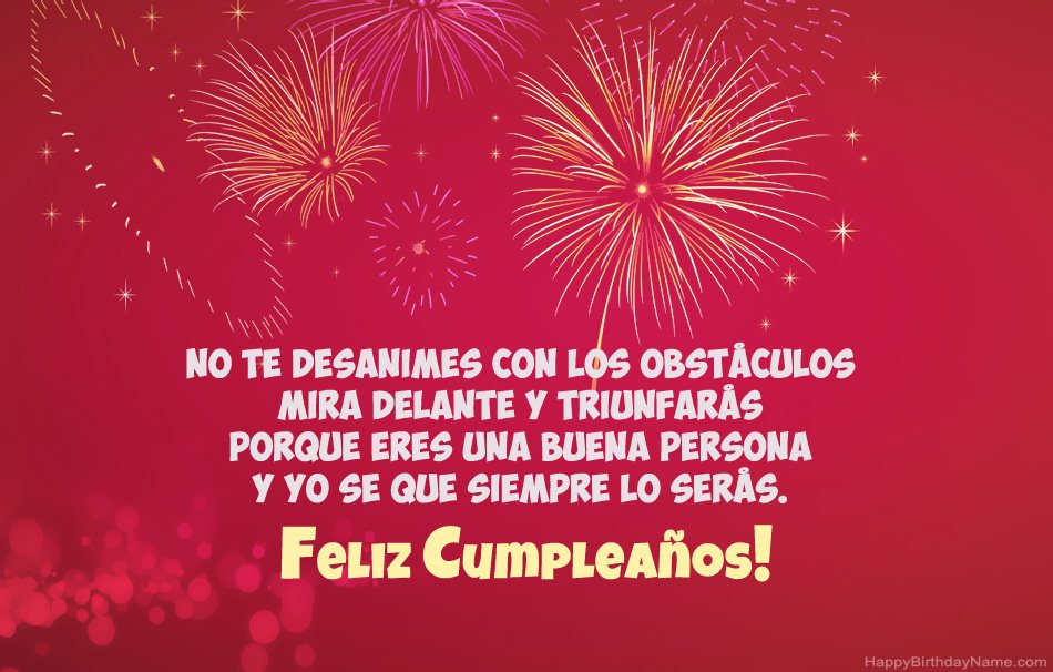 Feliz cumpleaños, hermosos poemas