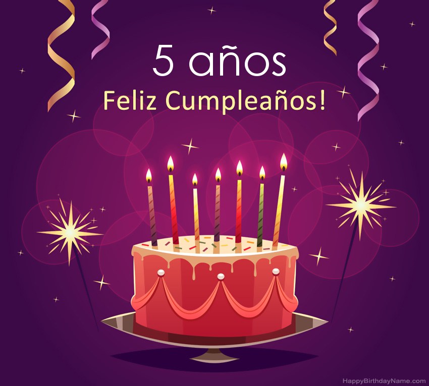 Saludos graciosos para feliz cumpleaños Niño de 5 años fotos
