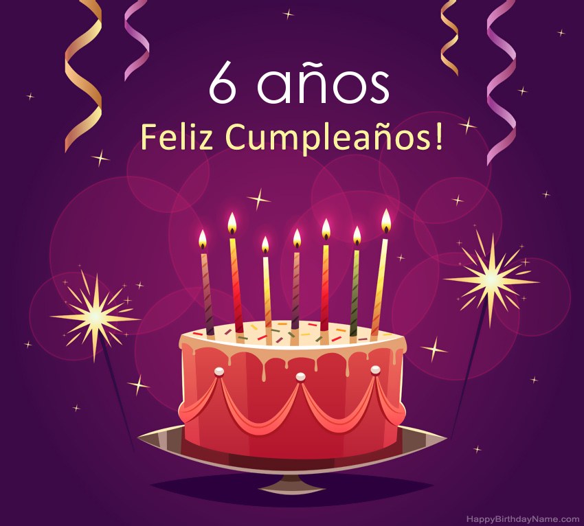 Saludos graciosos para feliz cumpleaños Niño de 6 años fotos