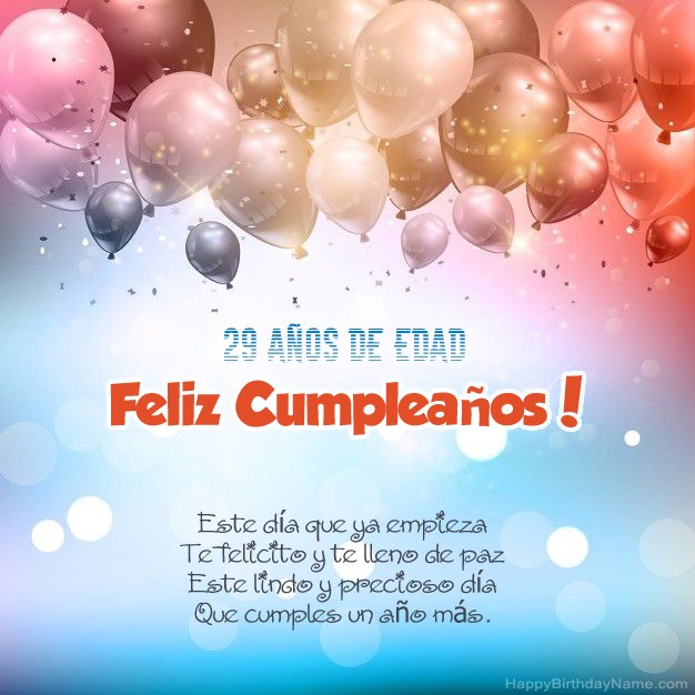 Hombre de 29 años Poems en cumpleaños