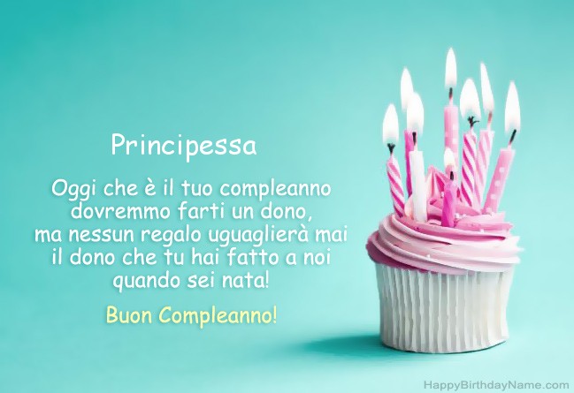 Scarica l'immagine per Happy Birthday Principessa