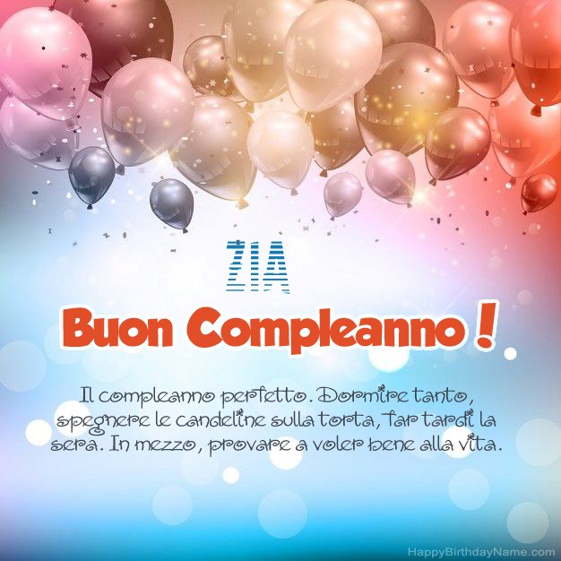 Zia Poesie per il compleanno