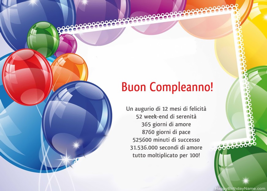 Buon compleanno!