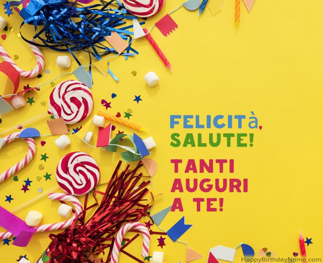 Foto di buon compleanno
