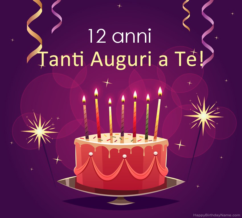 Divertenti saluti per le foto di Happy Birthday Ragazzo di 12 anni