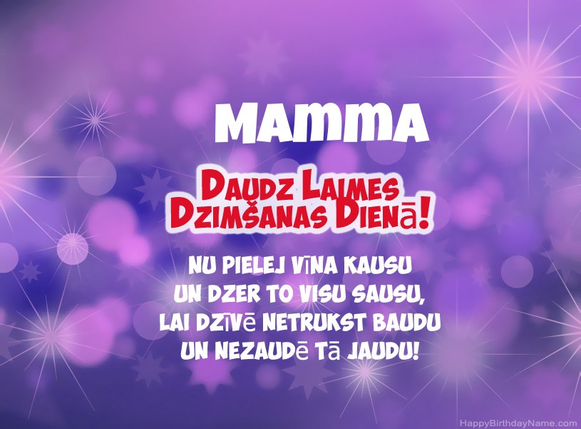 Skaistas bildes Happy Birthday Mamma Skaistas bildes Happy Birthday Mamma