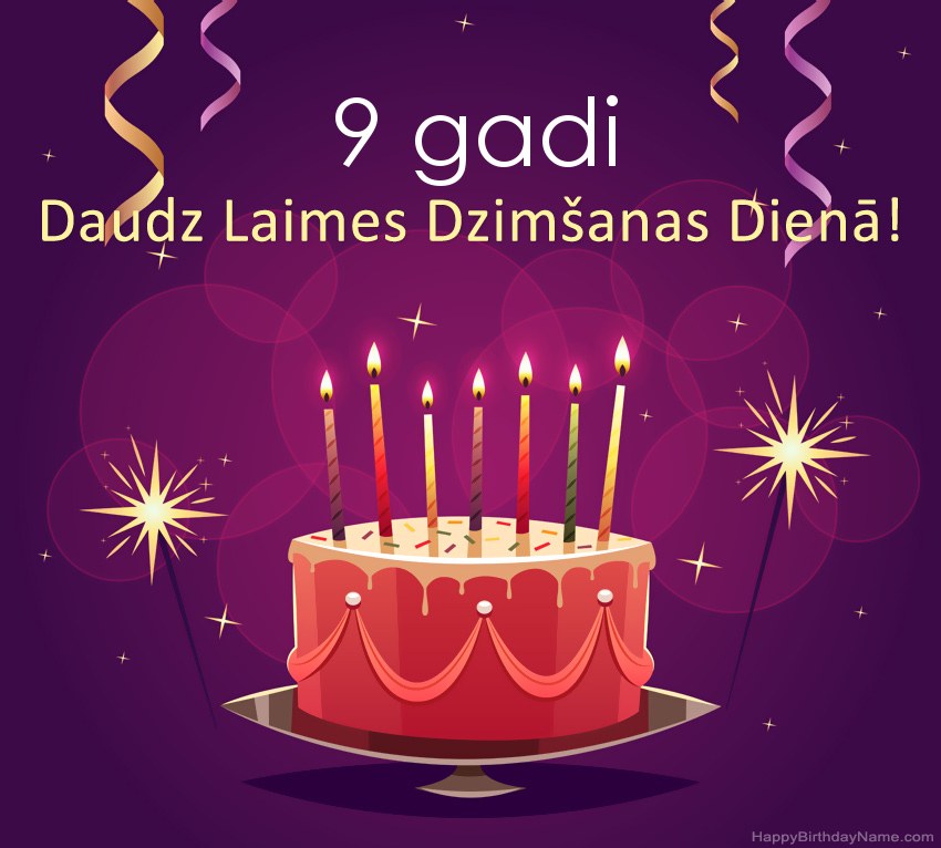 Smieklīgi sveicieni ar laimīgas dzimšanas dienas 9 gadus vecs zēns attēliem