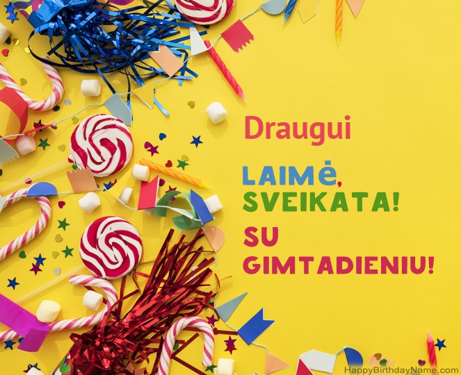 „Draugui“ nuotraukos su gimtadieniu