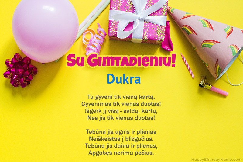 Bilder mit Namen Dukra