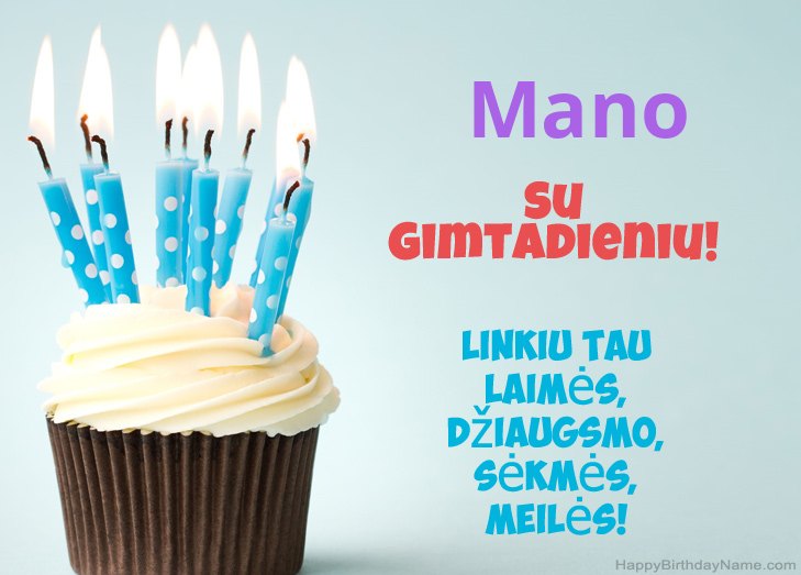 Sveikiname su „Mano“ su gimtadieniu Sveikiname su „Mano“ su gimtadieniu