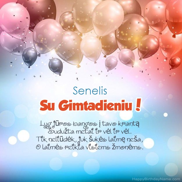 „Senelis“ eilėraščiai gimtadienio proga „Senelis“ eilėraščiai gimtadienio proga
