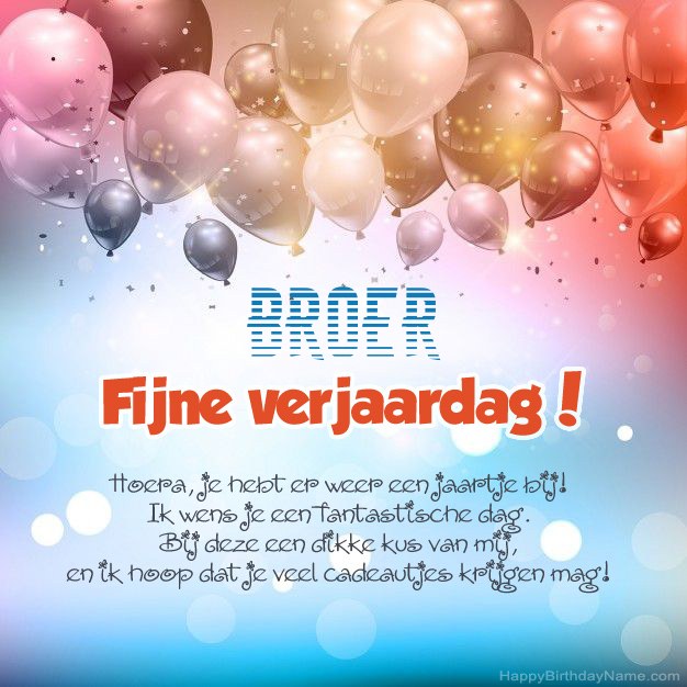 Broer Gedichten op verjaardag Broer Gedichten op verjaardag